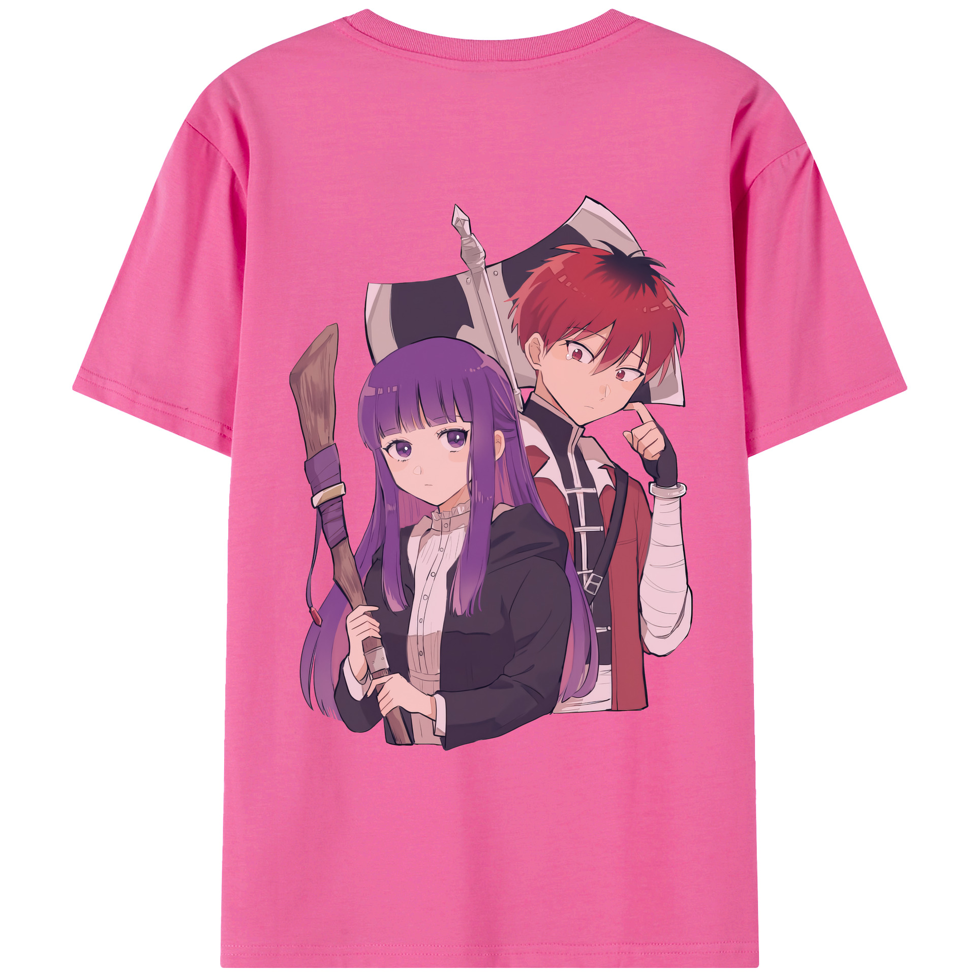 （画像用） 葬送のフリーレン Frieren レディース半袖Tシャツ(バックプリント)